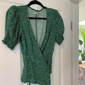 Reformation Wrap Top xs